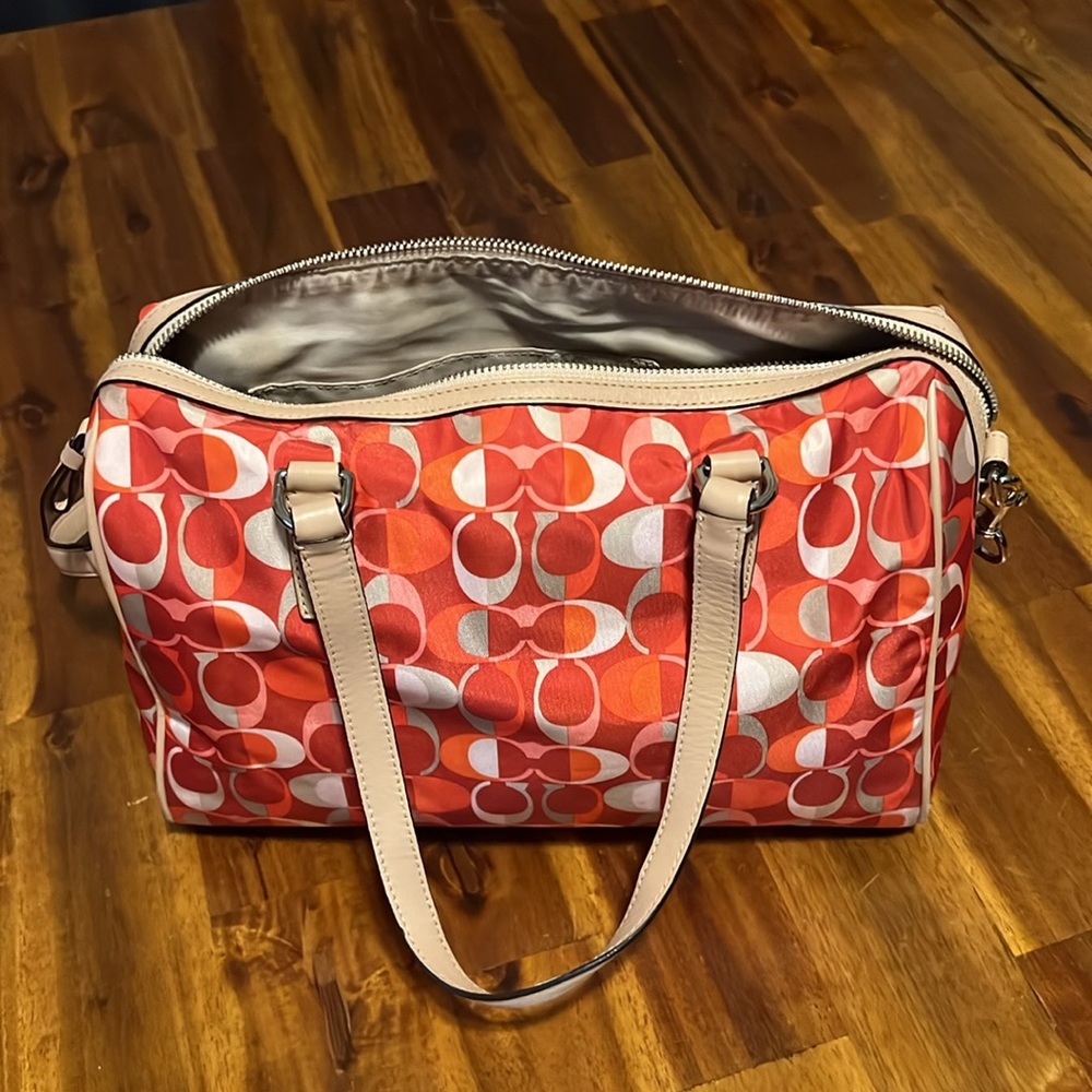 Coach Vermillion Multicolor Purse - Picture 2 of 6